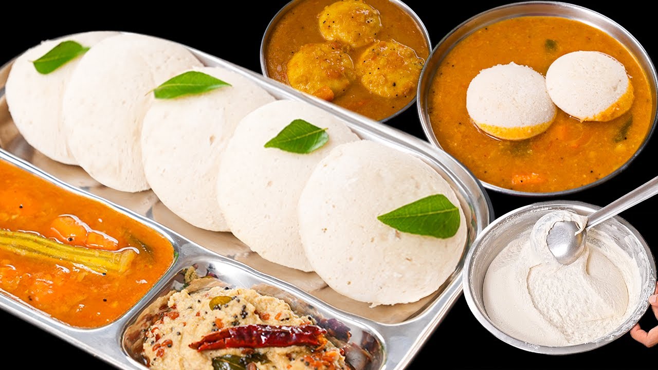 #Soft Idli and Sambar Recipe